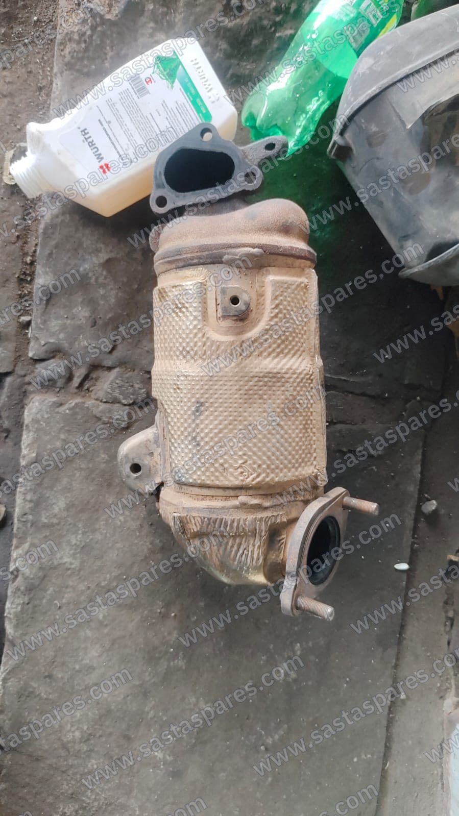 Creta petrol 2022 cathletic converter DPF, view 2